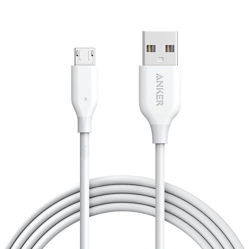 کابل تبدیل USB به microUSB انکر مدل A8133 PowerLine طول 1.8 متر — تصویر ۲