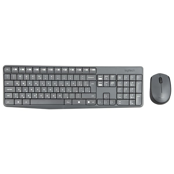 کیبرد و موس بی سیم لاجیتک Logitech MK235 Wireless Keyboard and Mouse Combo — تصویر ۲