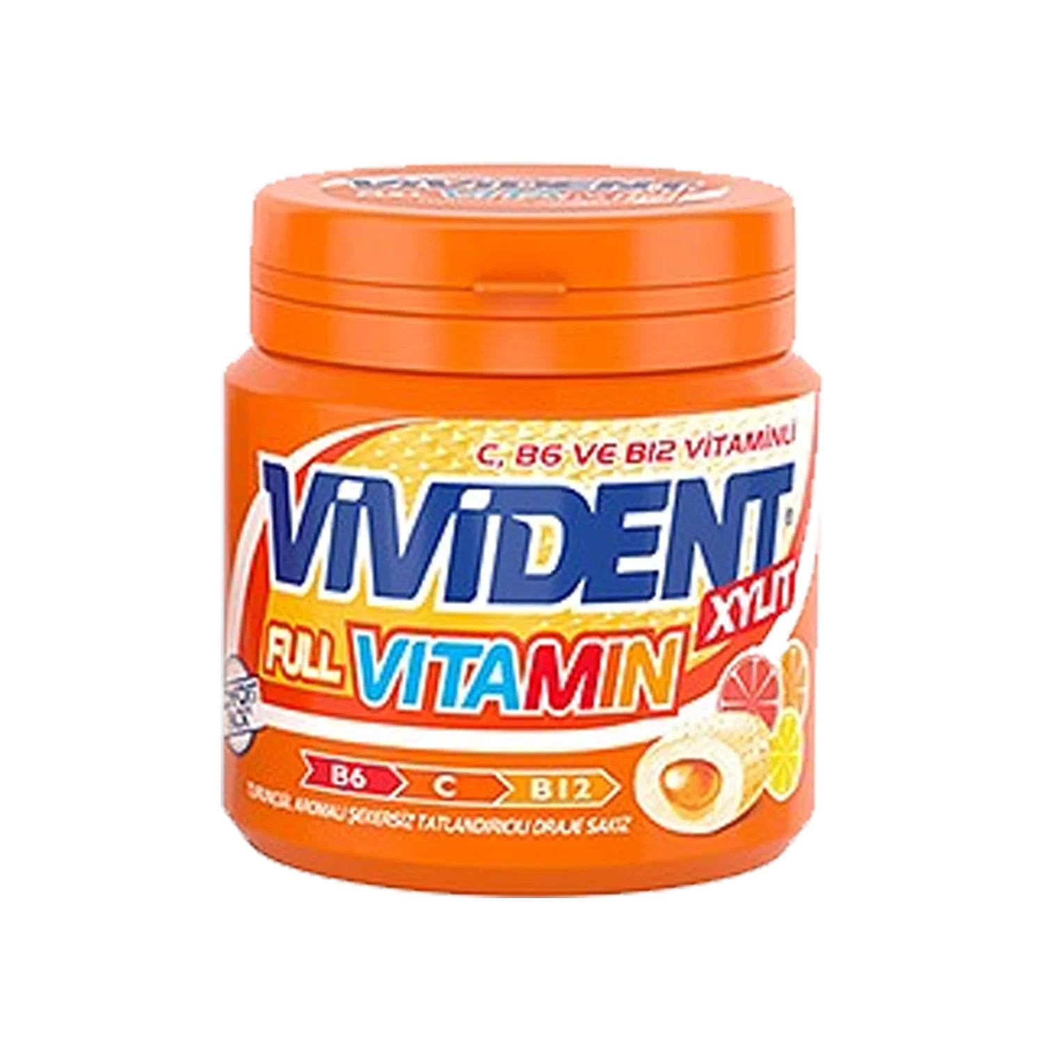 قوطی آدامس ویویدنت ویتامینه Vivident full vitamin gum