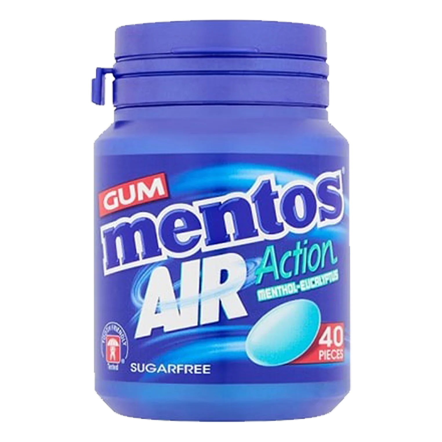 قوطی آدامس منتوس اکالیپتوس ایر اکشن Mentos air action gum — تصویر ۲