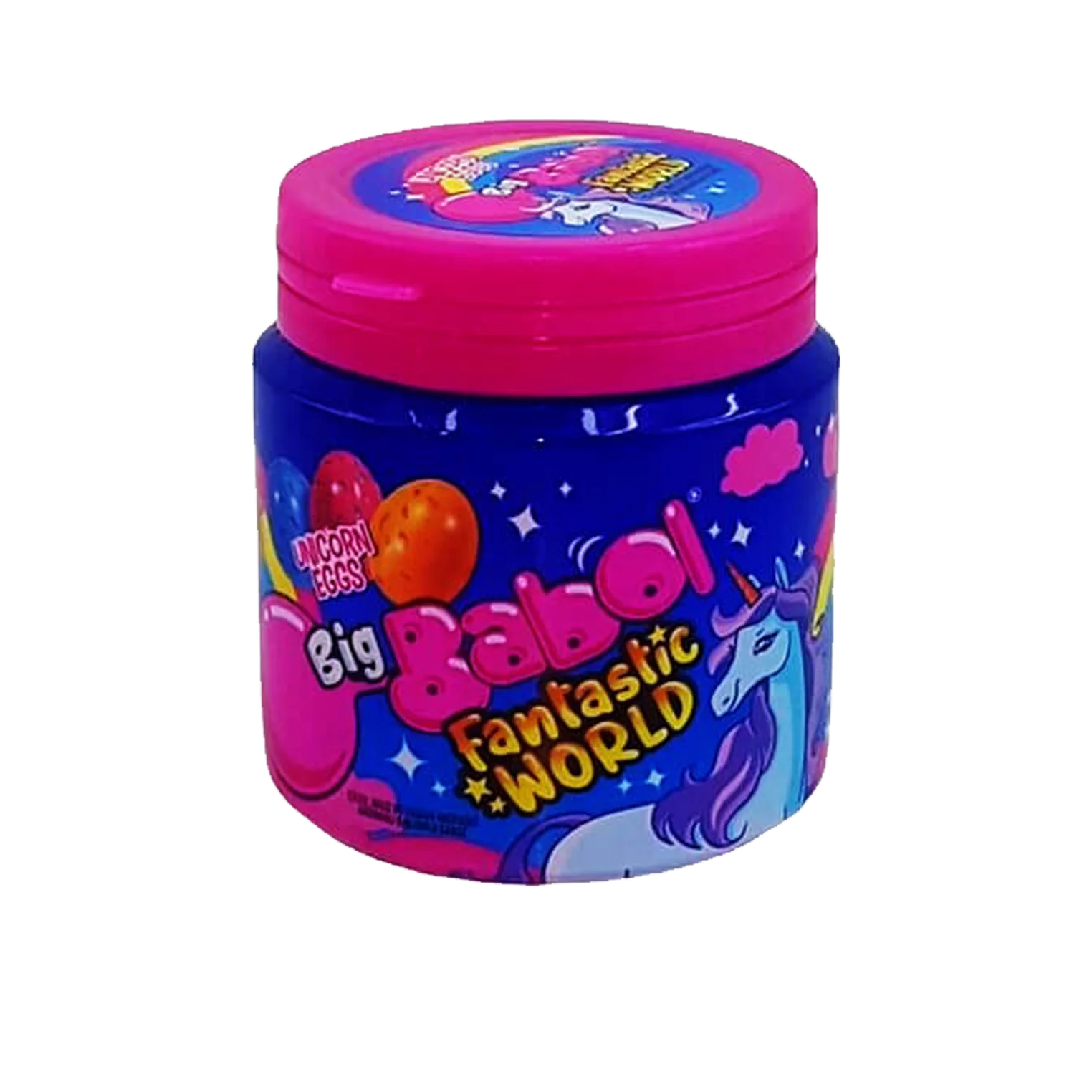 قوطی آدامس بیگ بابل میوه ای تخم مرغی تک شاخ Big babol fantastic world unicorn eggs — تصویر ۲