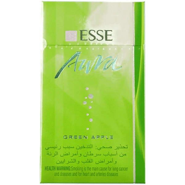 سیگار اسی ائورا سیب سبز عرب Esse aura green apple arab — تصویر ۳