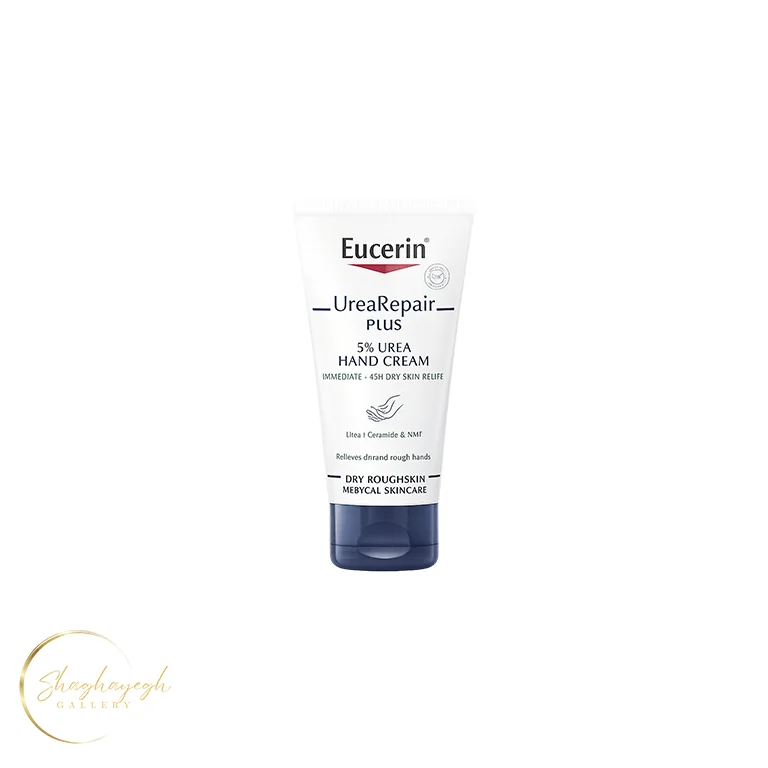 کرم دست اوره‌ریپیر پلاس اوسرین ۵ درصد حجم ۷۵ میل Eucerin UreaRepair Plus 5% Urea Hand Cream — تصویر ۲