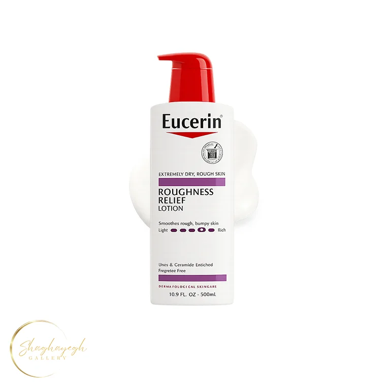 لوسیون بدن اوره و سرامید یوسرین برای پوست خیلی خشک و زبر ۵۰۰ میل Eucerin Roughness Relief Lotion — تصویر ۲
