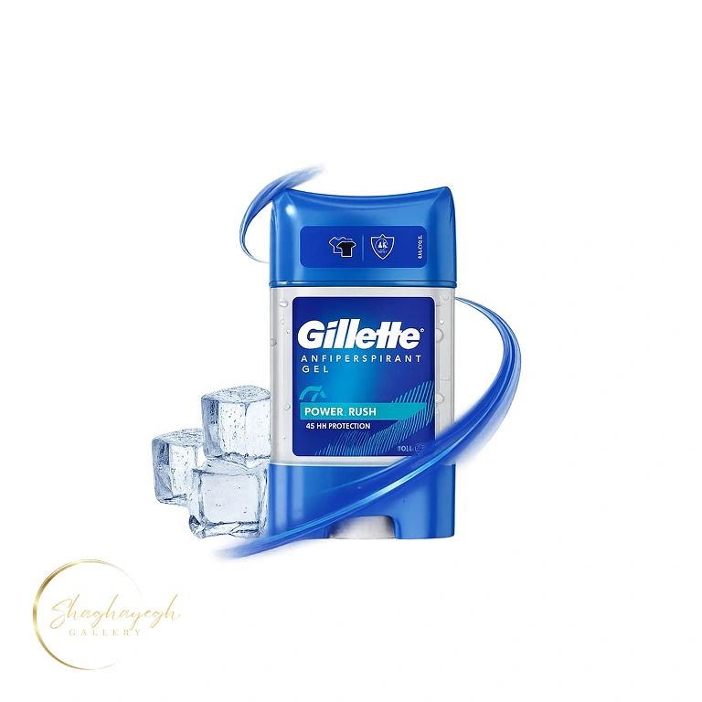 دئودرانت ژله‌ای ژیلت مدل Power Rush حجم 70 میل Gillette Antiperspirant Gel Power Rush — تصویر ۲