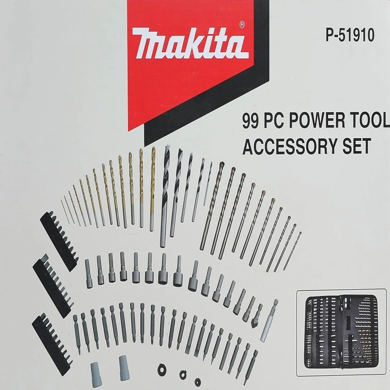 مجموعه بیت و مته ابزار برقی ماکیتا مدل P-51910 — تصویر ۴
