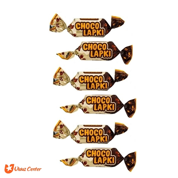 شکلات روشن مدل Choco Lapki با طعم بادام زمینی 200 گرم — تصویر ۲