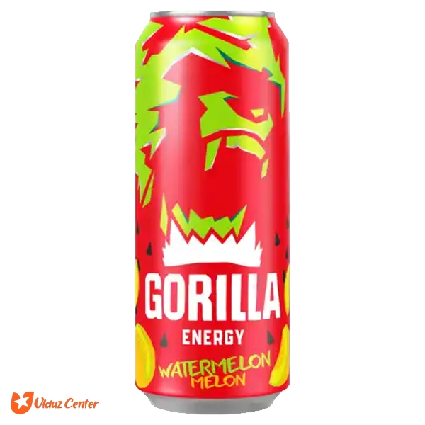 نوشیدنی انرژی زای Gorilla طعم خربزه و هندوانه 450 میل — تصویر ۲
