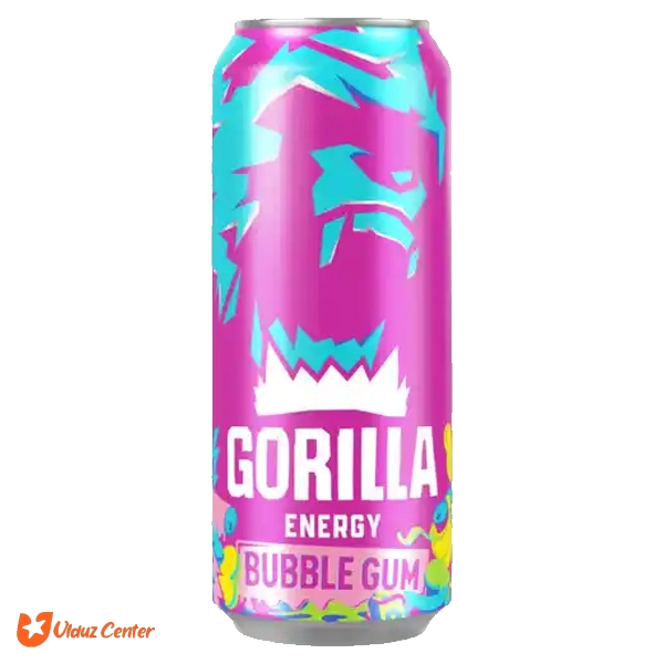 نوشیدنی انرژی زای Gorilla طعم آدامس 450 میل — تصویر ۲