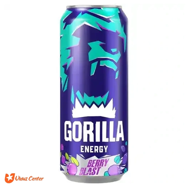 نوشیدنی انرژی زای Gorilla طعم توت و گیلاس 450 میل — تصویر ۲