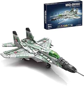 لگو جت جنگی میکویان گوریویچ پیشرفته مدل MIG-29 کد 88008 — تصویر ۲