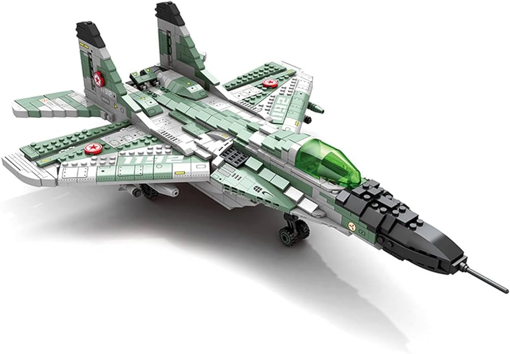لگو جت جنگی میکویان گوریویچ پیشرفته مدل MIG-29 کد 88008 — تصویر ۴