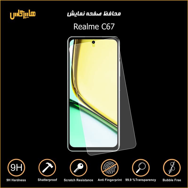محافظ صفحه نمایش گوشی ریلمی Realme C67 — تصویر ۸