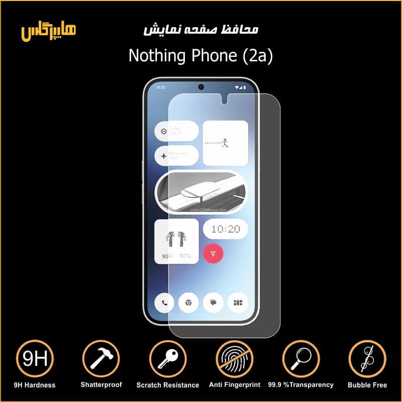 محافظ صفحه نمایش گوشی ناتینگ مدل Phone 2a — تصویر ۲