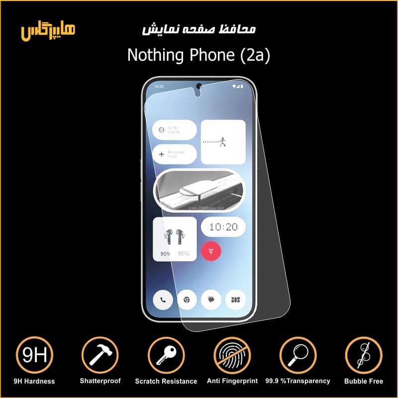 محافظ صفحه نمایش گوشی ناتینگ مدل Phone 2a — تصویر ۳