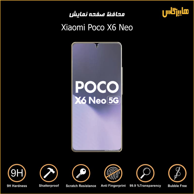محافظ صفحه نمایش گوشی پوکو ایکس Poco X6 Neo — تصویر ۴