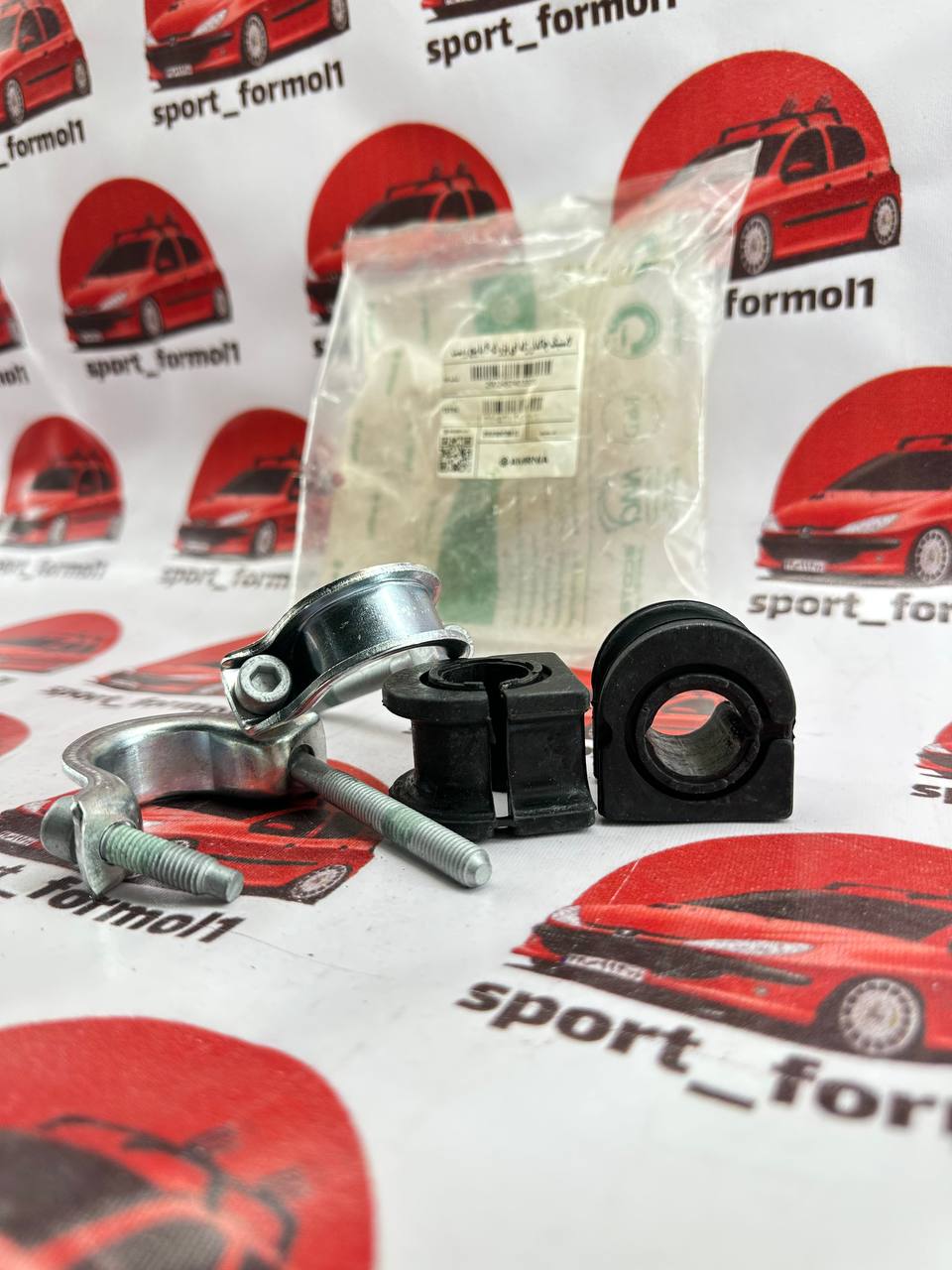 لاستیک چاکدار ژله ای پژو 405 با پیچ و بست — تصویر ۲