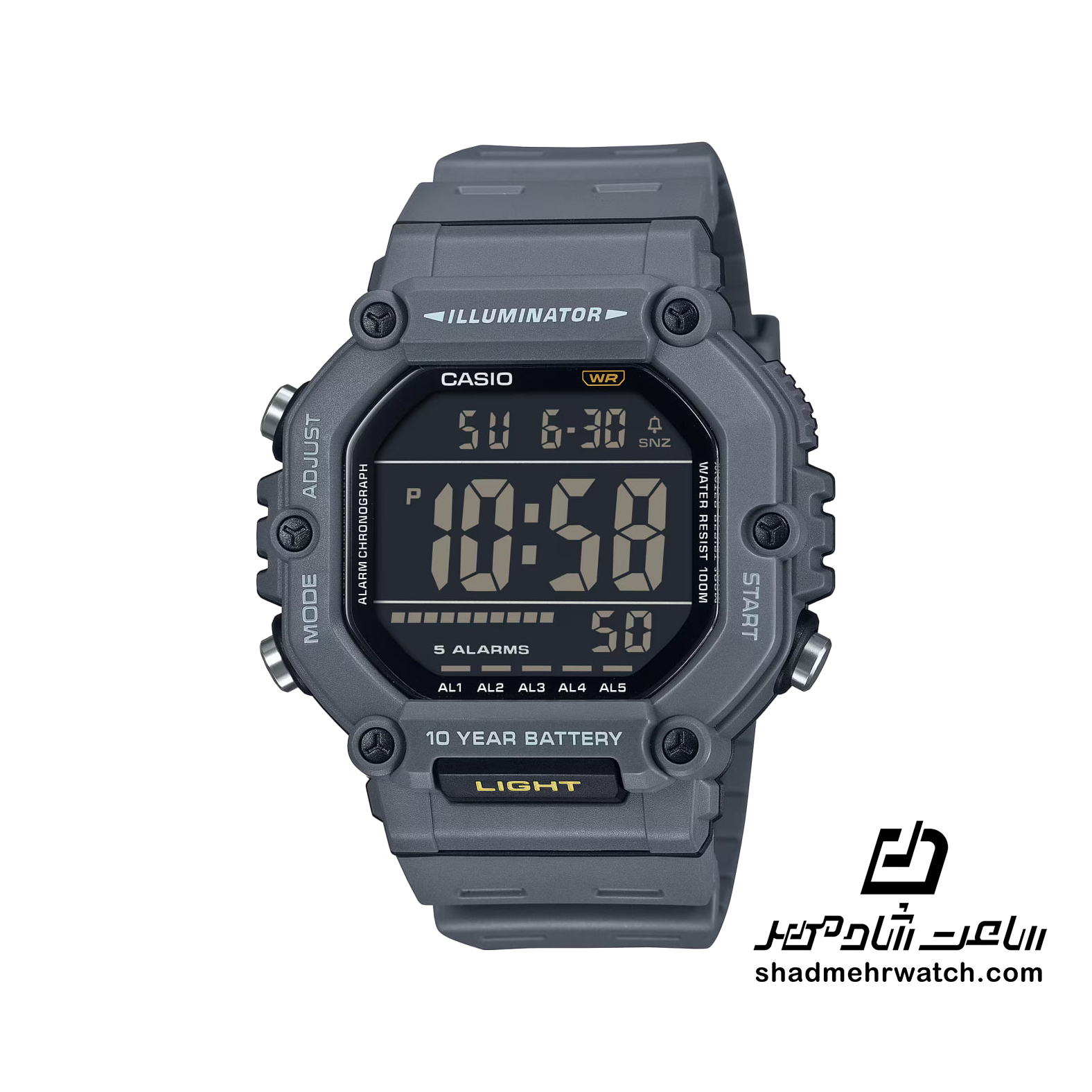 ساعت مچی کاسیو (Casio) مدل AE-1600H-8BV