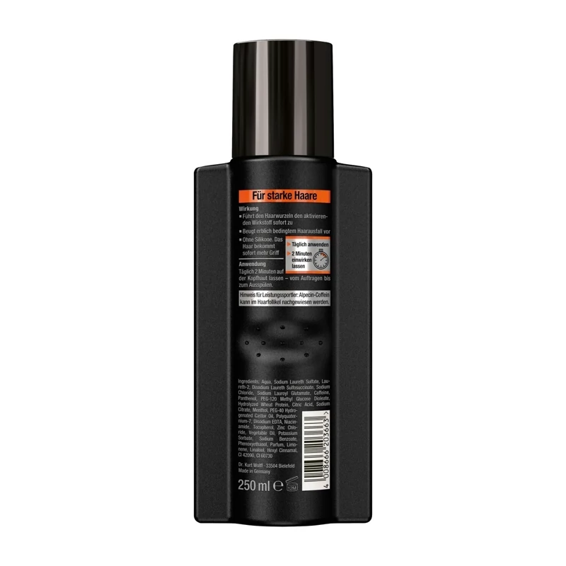 شامپو کافئین آلپسین C1 مدل Black Edition ضد ریزش کد 465 — تصویر ۳