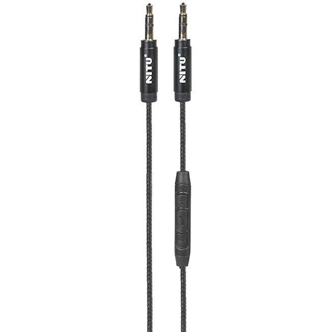 کابل Aux میکروفون دار نیتو NITU NT-AUX14 طول 1.5 متر — تصویر ۲