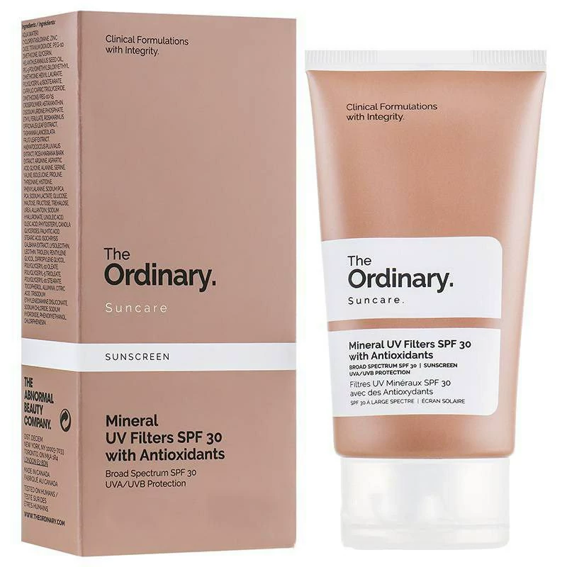 کرم ضد آفتاب مینرال حاوی آنتی اکسیدان SPF30 50ml اوردینری کد 1484