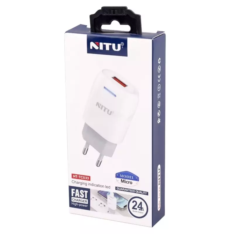 شارژر موبایل فست شارژ نیتو NITU مدل TC33 — تصویر ۴