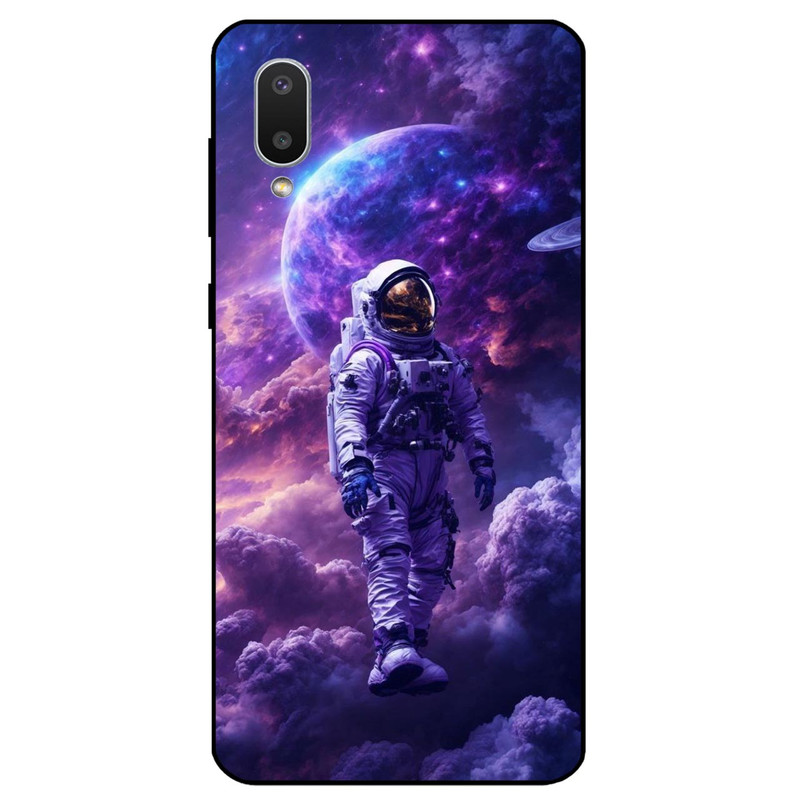 کاور مگافون طرح فضانورد مدل 2822 مناسب برای گوشی موبایل سامسونگ Galaxy A02