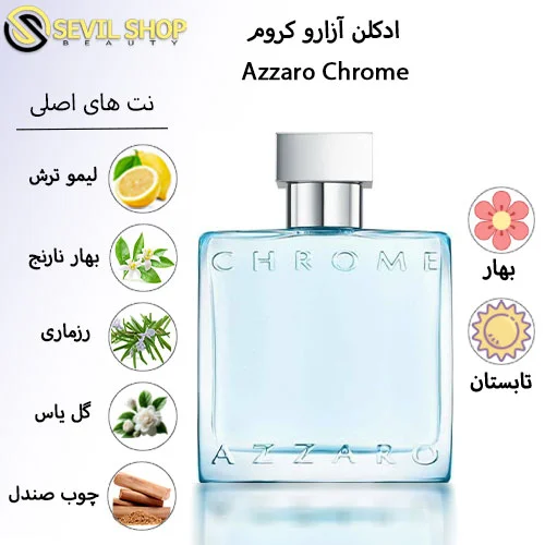 ادکلن آزارو کروم Azzaro Chrome — تصویر ۳