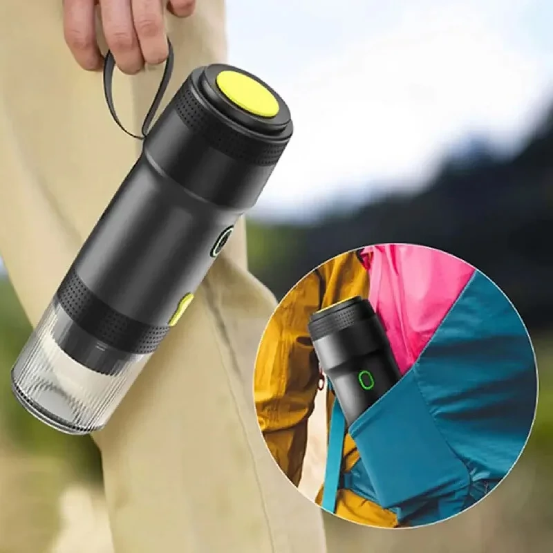 قهوه ساز شارژی مسافرتی Green Lion G-Portable Pro GL-CM01 GNCOFMKPRBKجدید — تصویر ۲