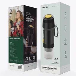قهوه ساز شارژی مسافرتی Green Lion G-Portable Pro GL-CM01 GNCOFMKPRBKجدید — تصویر ۶