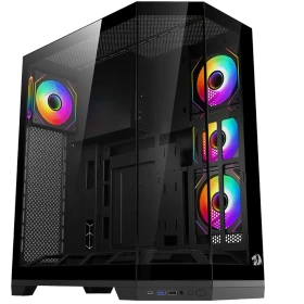 کیس کامپیوتر ردراگون مدل Edge CA-608 ARGB Mid Tower مشکی — تصویر ۲