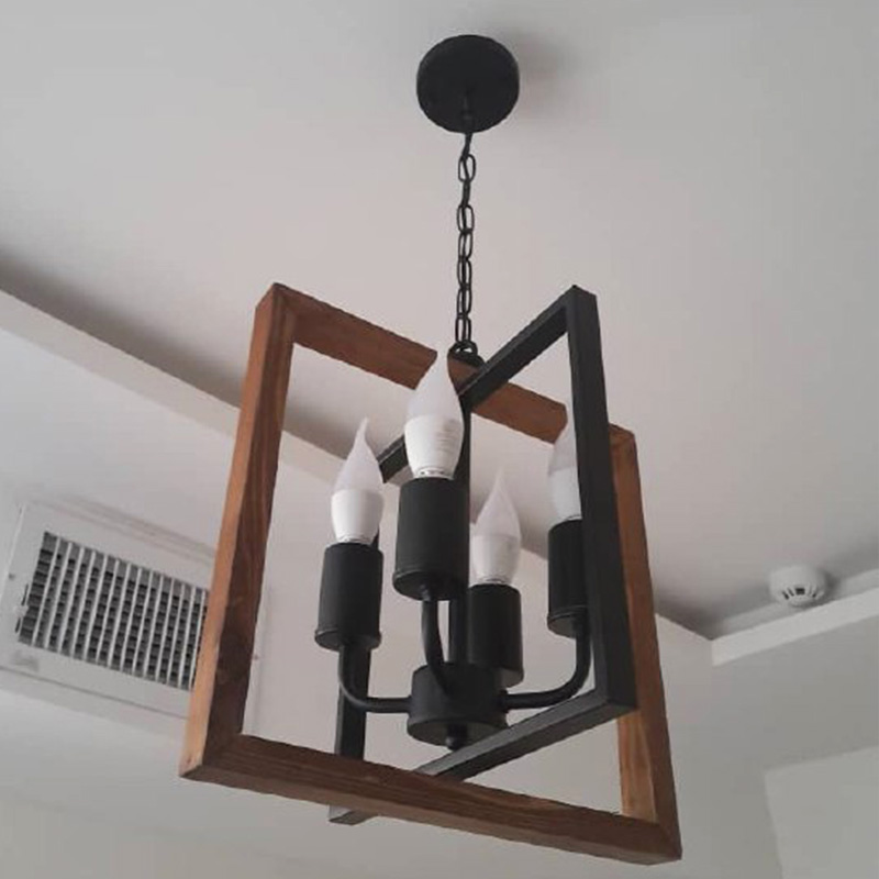 لوستر آویز چهار شعله چشمه نور کد A2214/4 — تصویر ۷