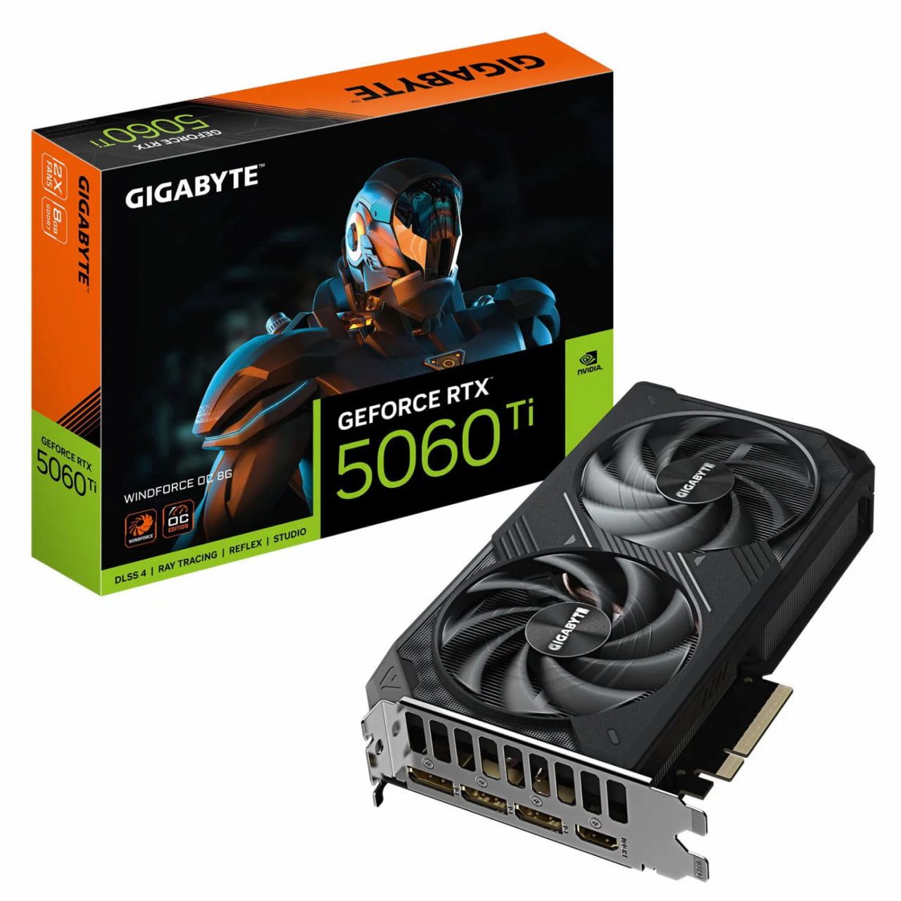 کارت گرافیک گیگابایت مدل 5060 TI WINDFORCE OC 8GB