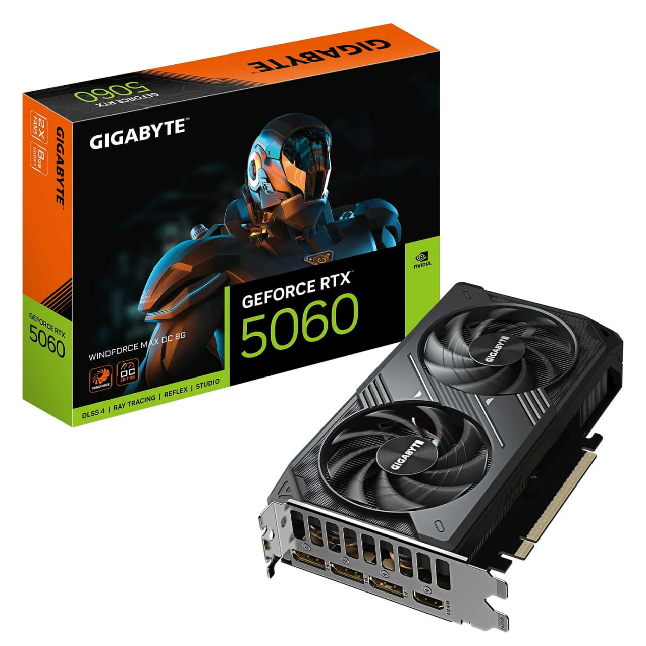 کارت گرافیک گیگابایت مدل 5060 WINDFORCEMAX OC 8GB