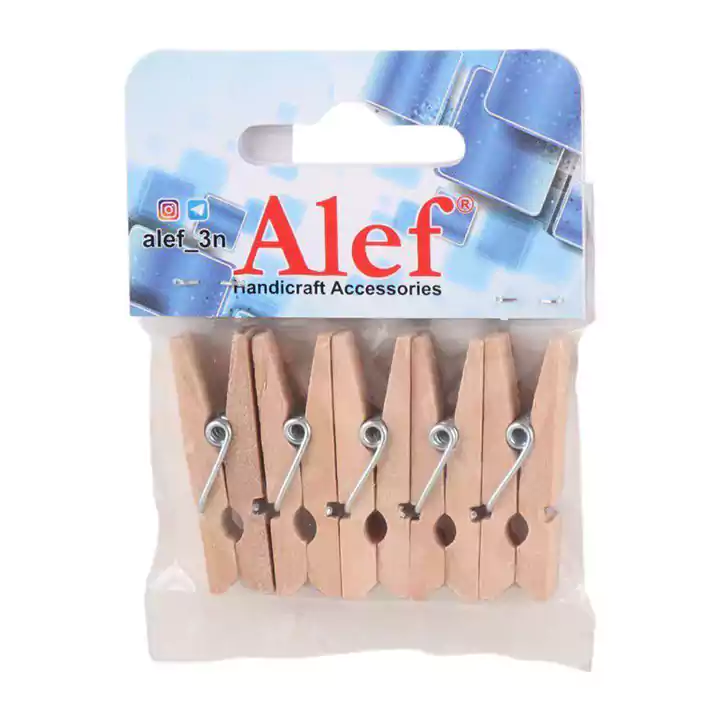 گیره چوبی ساده alef