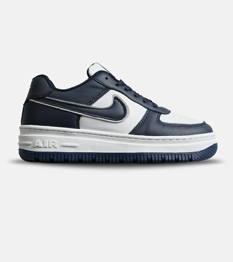 کفش مردانه و زنانه سفید سرمه ای NIKE AIR FORCE مدل 8156 — تصویر ۲