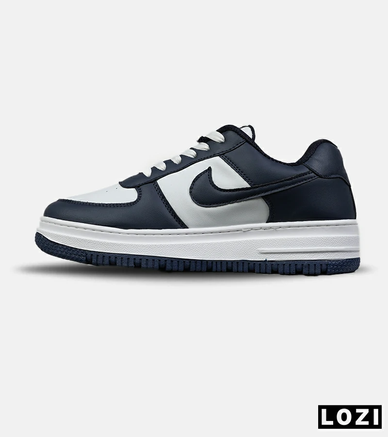 کفش مردانه و زنانه سفید سرمه ای NIKE AIR FORCE مدل 8156 — تصویر ۳