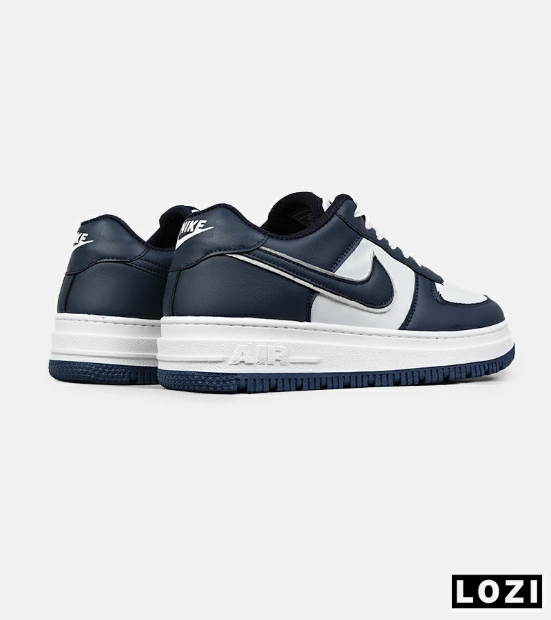 کفش مردانه و زنانه سفید سرمه ای NIKE AIR FORCE مدل 8156 — تصویر ۴