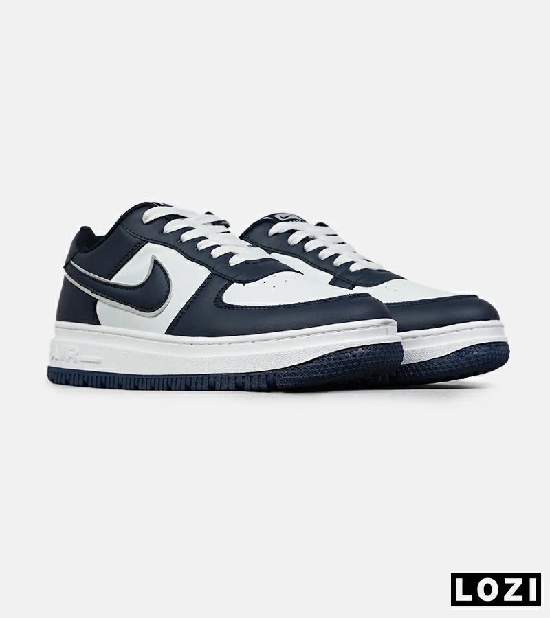 کفش مردانه و زنانه سفید سرمه ای NIKE AIR FORCE مدل 8156 — تصویر ۵
