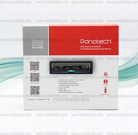 پخش خودرو پاناتک P-CP303 پنل جدا — تصویر ۴