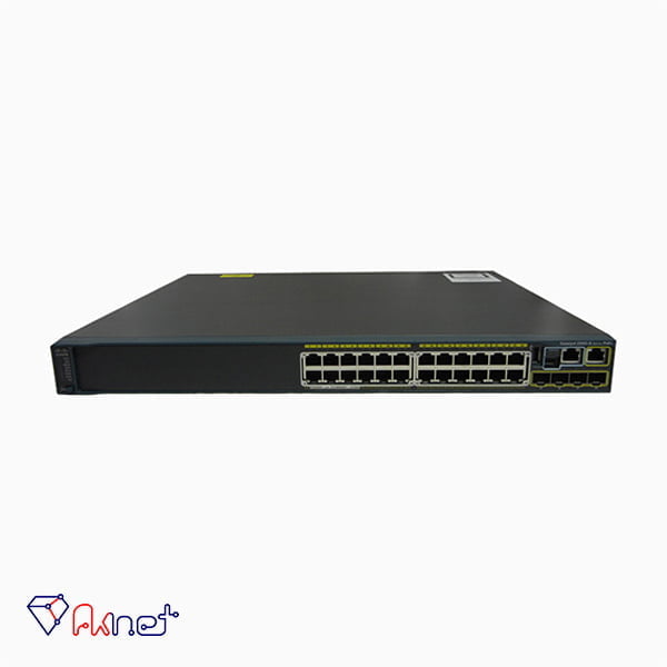 سوئیچ گیگابایت 24 پورت PoE سیسکو Cisco WS-C2960S-24PS-L