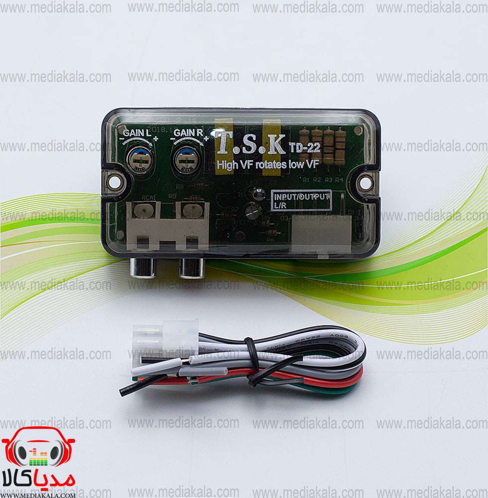 مبدل سیم بلندگو به آر سی ای برند TSK مدلTD-22 (مبدل سیم بلندگو به RC)