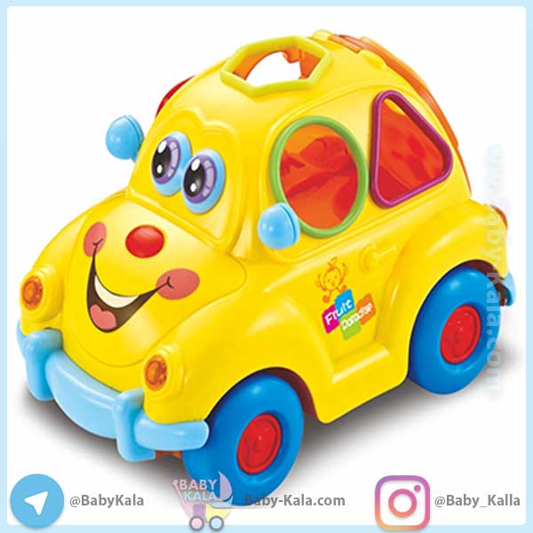 ماشین موزیکال و پازلی هولی تویز Huile toys