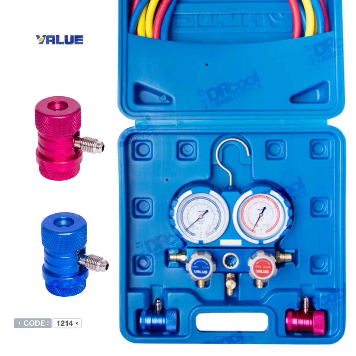 گیج دوقلو والیو(VALUE) مدل VMG-2-R134a-B — تصویر ۶