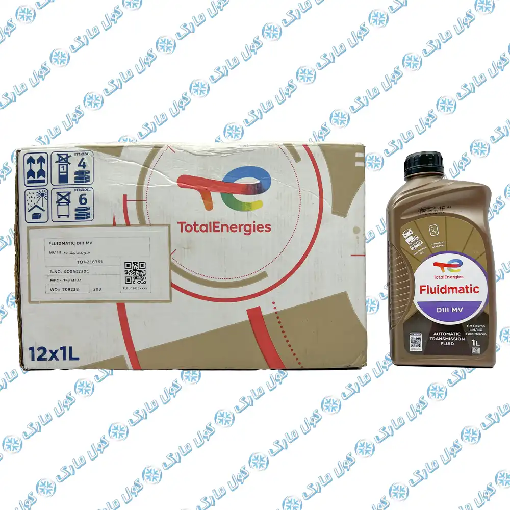 روغن گیربکس اتوماتیک توتال (Total) 3 خط مدل FLUIDMATIC DIII MV — تصویر ۴