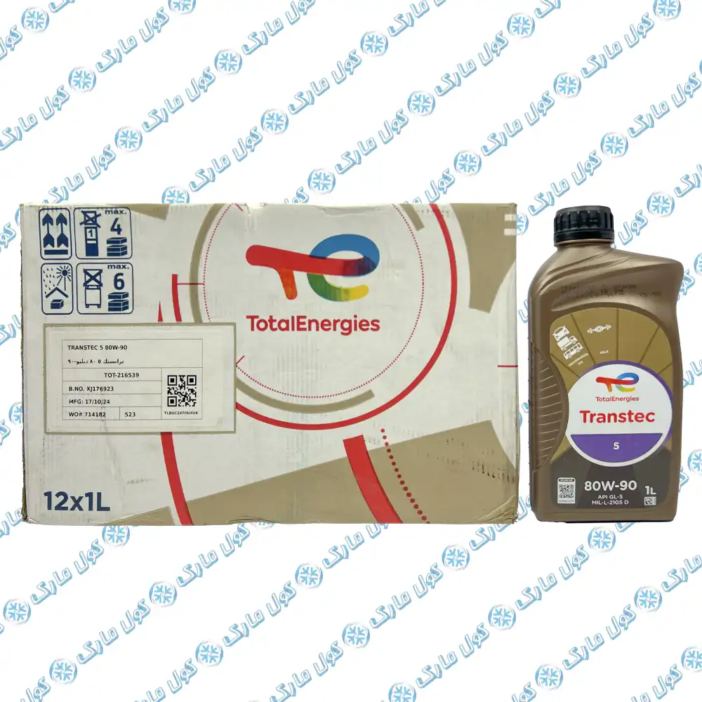 روغن گیربکس خودرو توتال total مدل TRANSTEC 5 80W90 — تصویر ۵