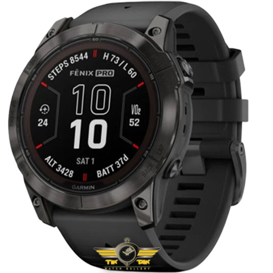 ساعت گارمین Fenix 7X Pro Sapphire Solar Carbon Gray — تصویر ۲