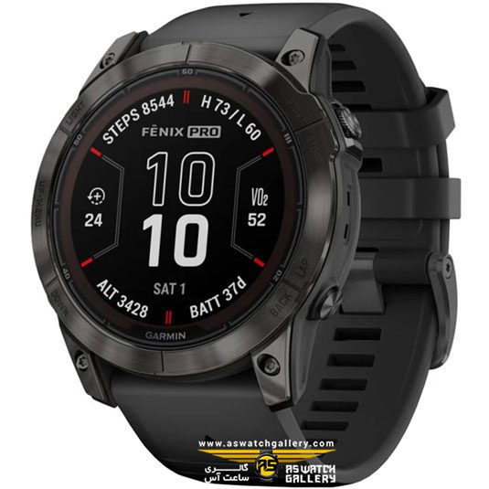 ساعت گارمین Fenix 7X Pro Sapphire Solar Carbon Gray — تصویر ۳