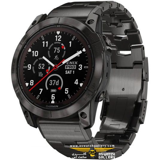 ساعت گارمین Fenix 7X Pro Sapphire Solar Carbon Gray — تصویر ۸