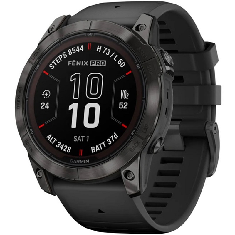 ساعت گارمین Fenix 7X Pro Sapphire Solar Carbon Gray — تصویر ۴